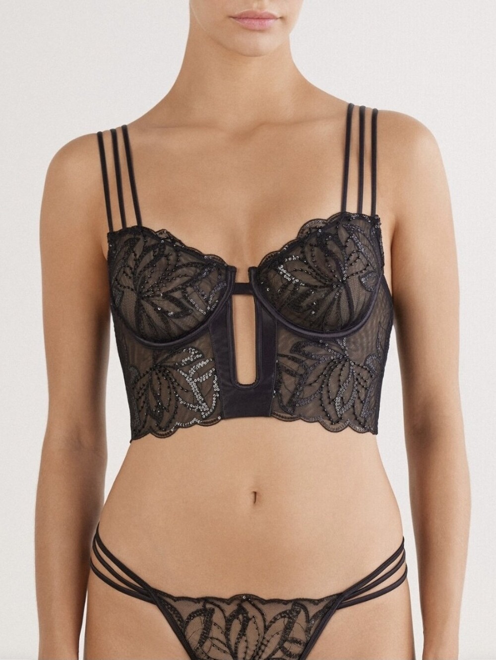 Intimissimi La Collezione Limited Edition Dark Moon Girl Balconette Bustier